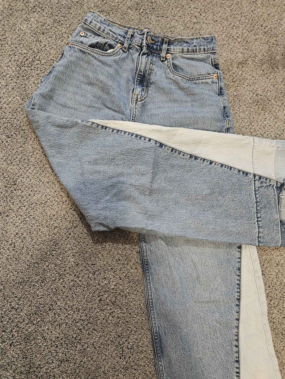 Levi High-Waist Straight Leg Jeans Girls Size 16